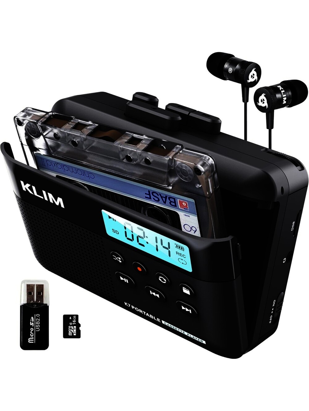 Cassette Player, Tape to MP3 Converter, Portable Walkman Cassette Player, U…